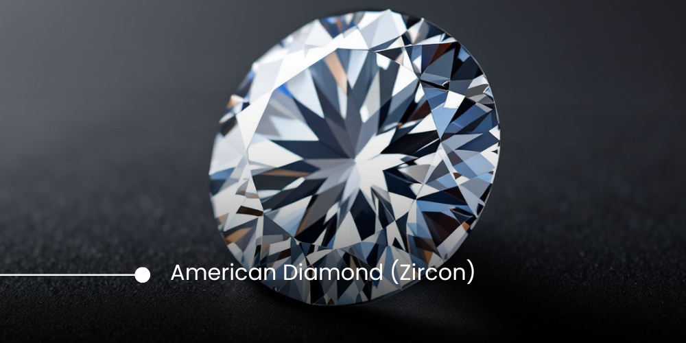 Certified 5.25 Ratti American Diamond (Zircon)